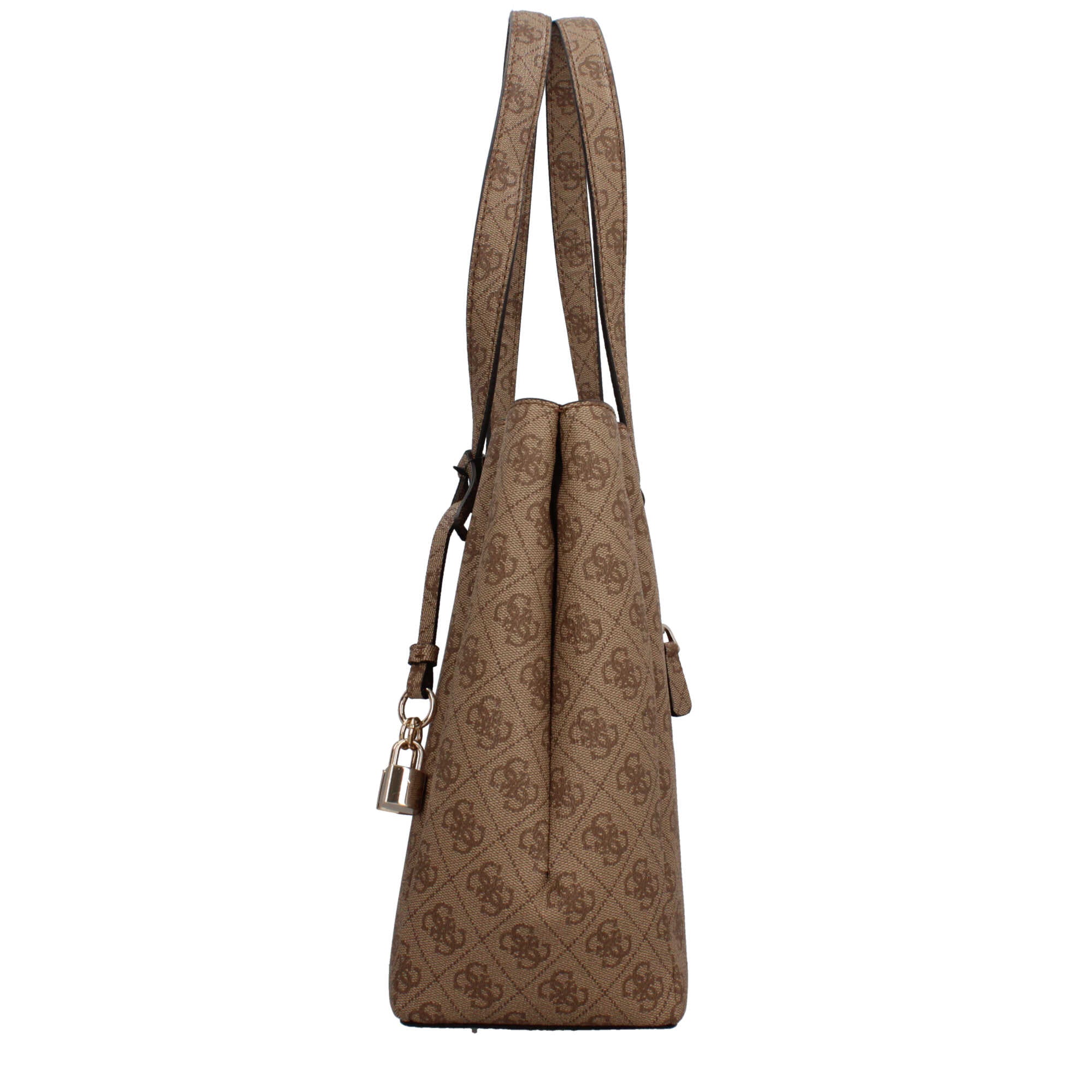 Borsa shopping Guess logata BEIGE LOGO TU | Giò Fashion