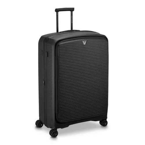 Trolley Grande Roncato Espandibile 4 Ruote Scocca Rigida Capiente NERO TU | Giò Fashion