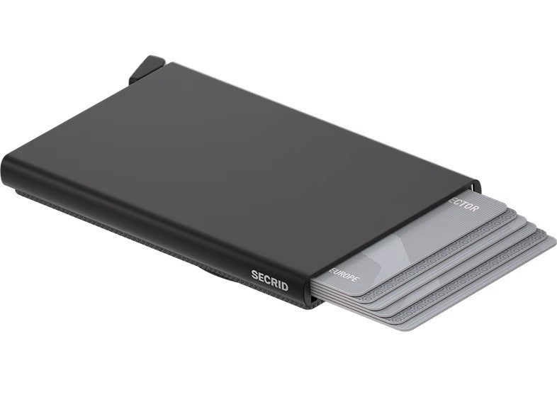 Portafoglio Secrid compatto con protezione RFID e sistema card protector Nero TU | Giò Fashion