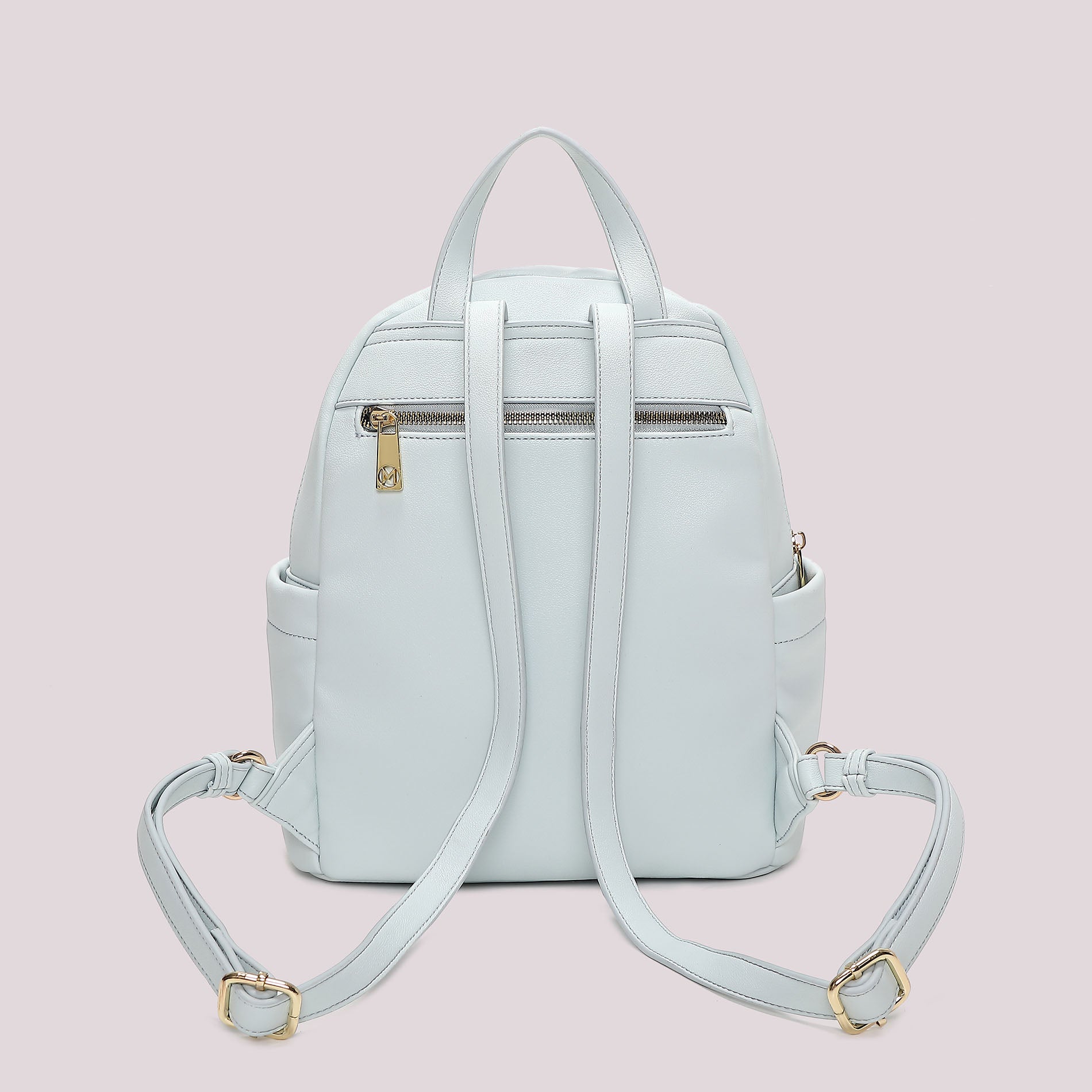 Zaino donna Mimi Mua compatto con motivo trapuntato e design moderno