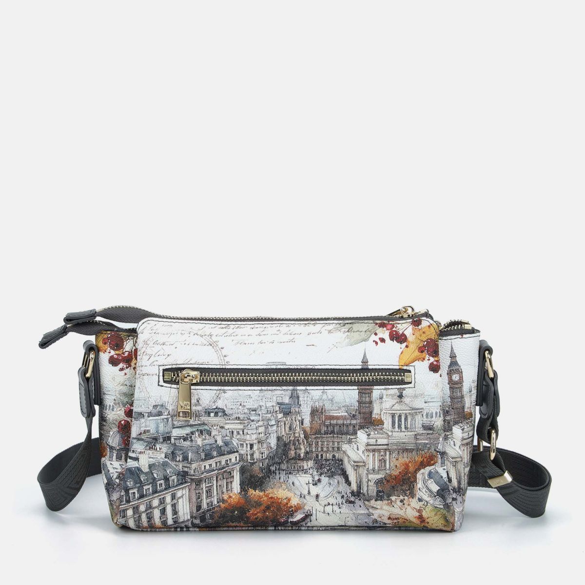 Ynot? Yes Bag Borsa a Spalla Donna con 3 Scomparti