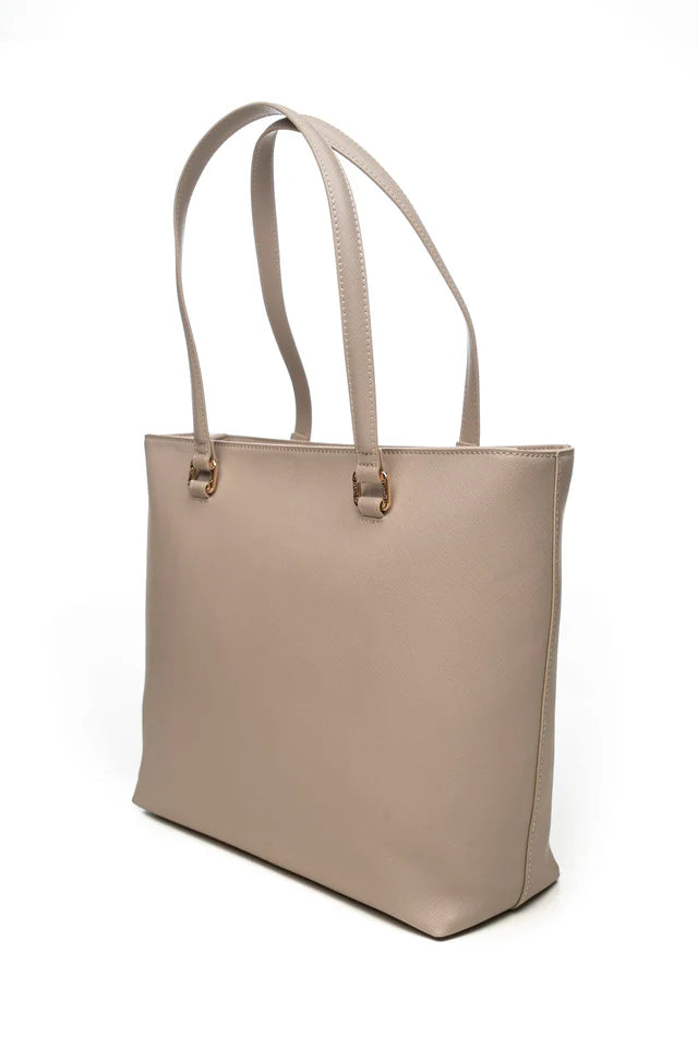 Shopper Liu Jo logo Milano Beige TU | Giò Fashion