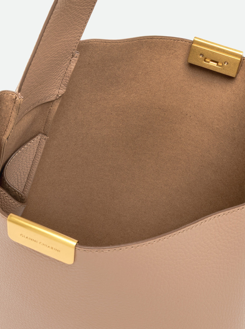 Gianni Chiarini Jo Borsa a Spalla Grande in Pelle Martellata