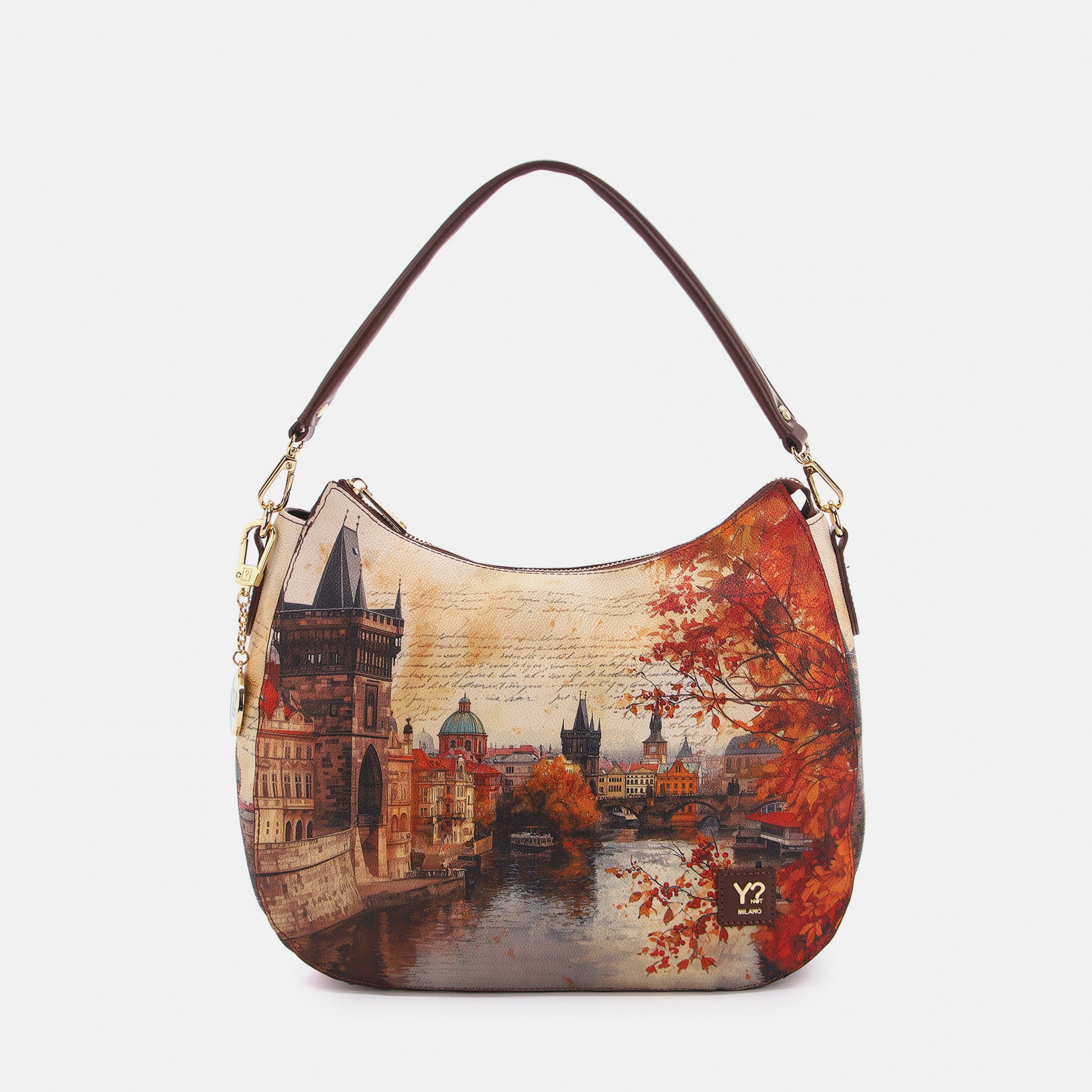 Ynot? Yes Bag Hobo Bag Donna con Tracolla