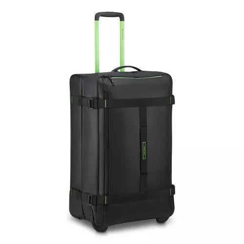 Trolley viaggio capiente con ruote e design resistente multifunzione NERO TU | Giò Fashion