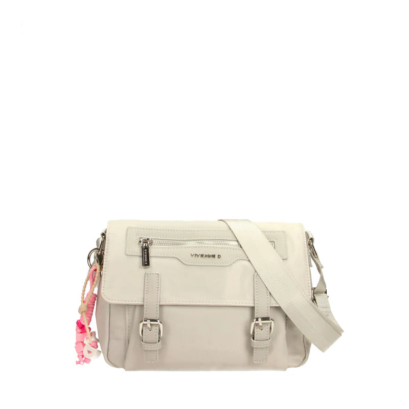 Borsa Vivienne D donna a tracolla design moderno compatto elegante GRIGIO TU | Giò Fashion