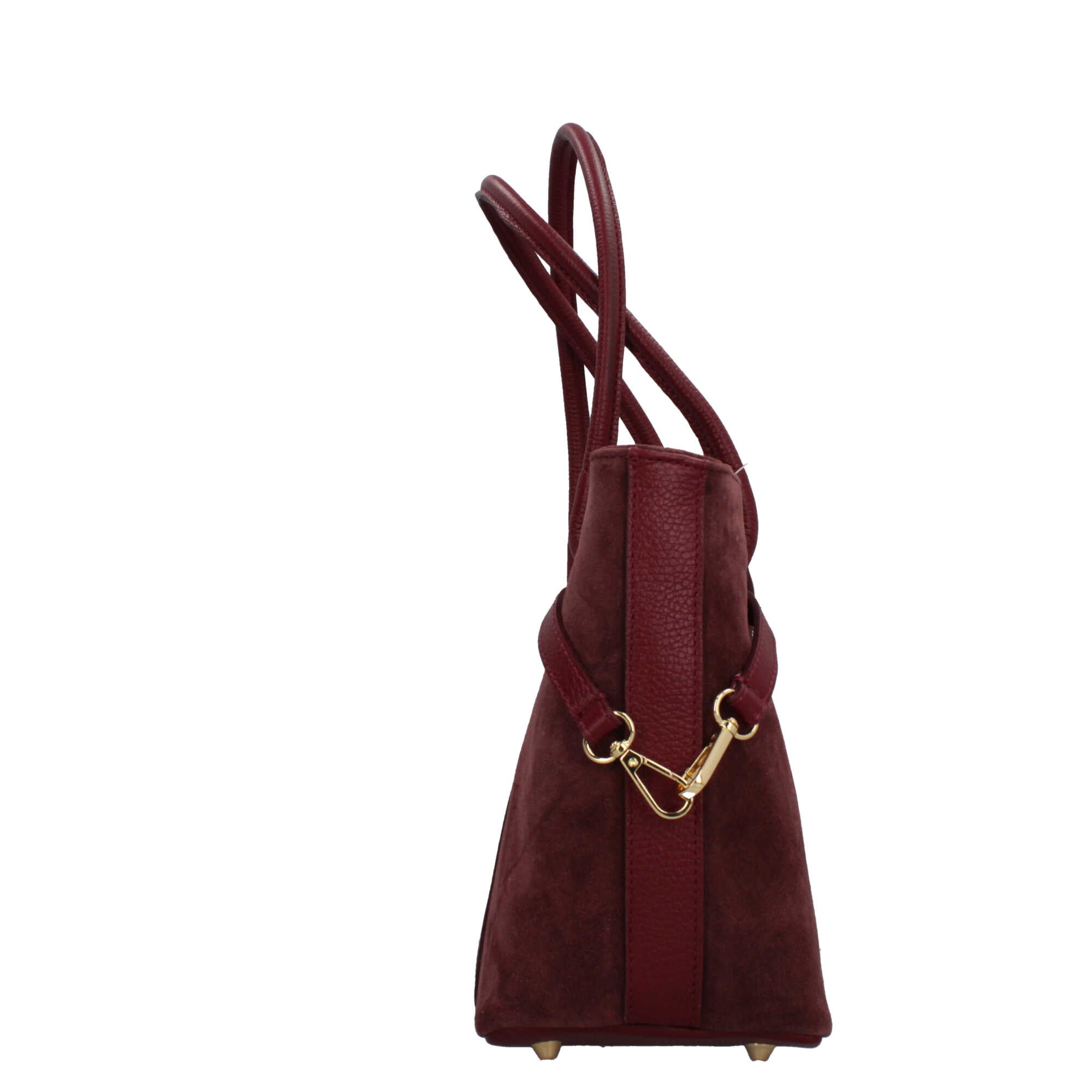 Borsa in vera pelle Made in Italy a mano e spalla elegante BORDEAUX TU | Giò Fashion