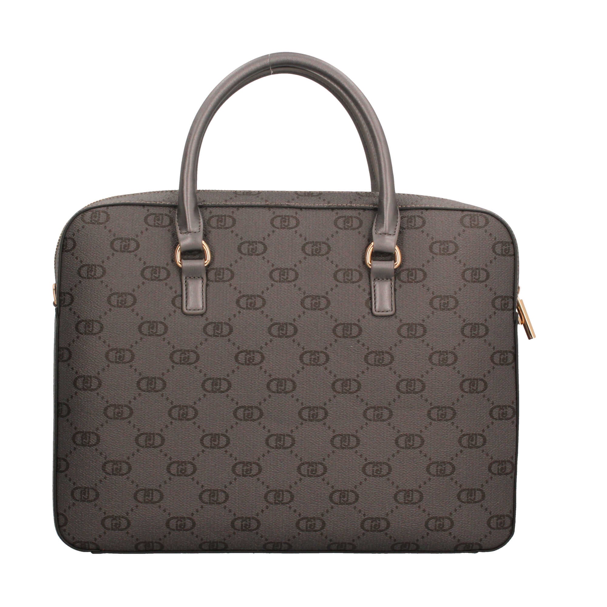 Borsa Liu Jo con Stampa Monogram e Charm Cuore Nero TU | Giò Fashion