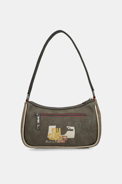Borsa Anekke Donna a Spalla Compatta con Tracolla Regolabile Beige TU | Giò Fashion