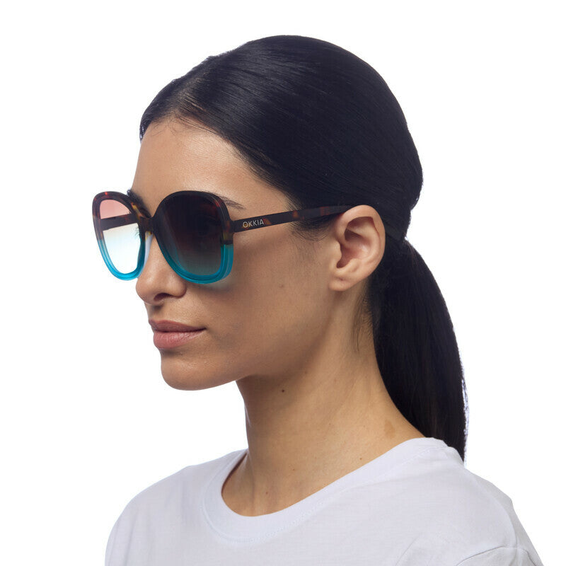 OKKIA Anna Occhiali da Sole Donna Butterfly con Lenti Sfumate e Protezione UV400