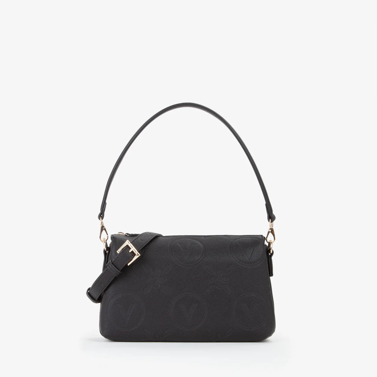 Valentino borsa a spalla Samba piccola con doppio manico Nero TU | Giò Fashion
