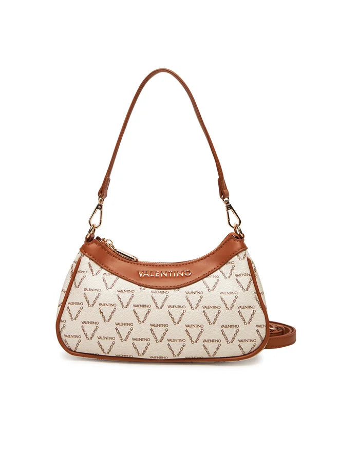 Borsa Valentino a spalla con doppio manico e design elegante Bianco TU | Giò Fashion