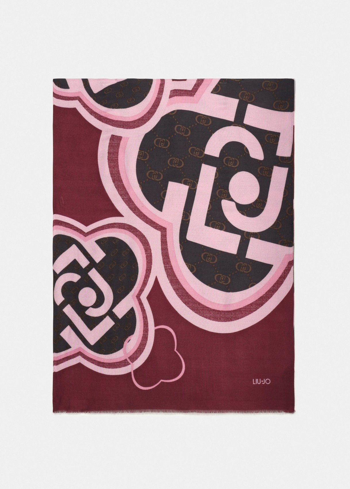 Liu Jo foulard con maxi logo grafico