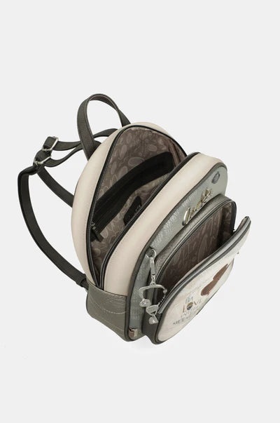 Zaino donna Anekke con tasche e chiusura zip stile urbano VERDE TU | Giò Fashion
