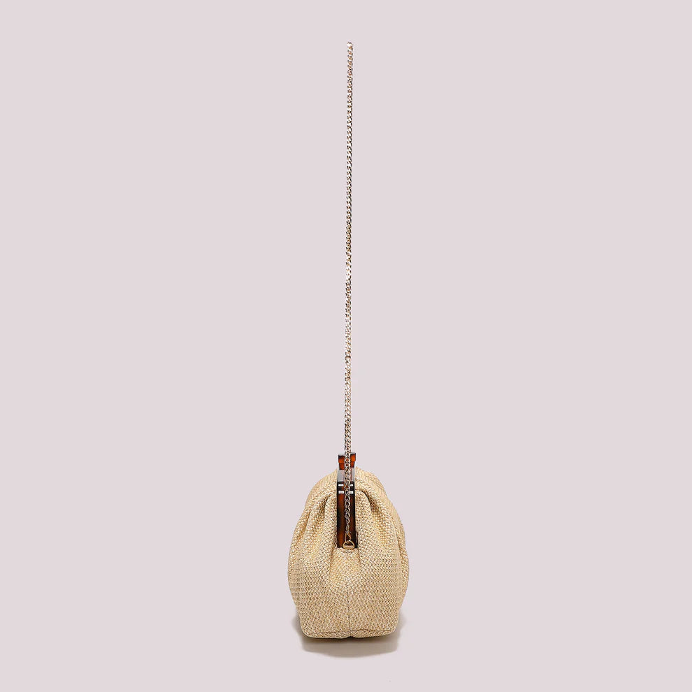 Borsa a Mano Mimi Mua Rafia Naturale TU | Giò Fashion