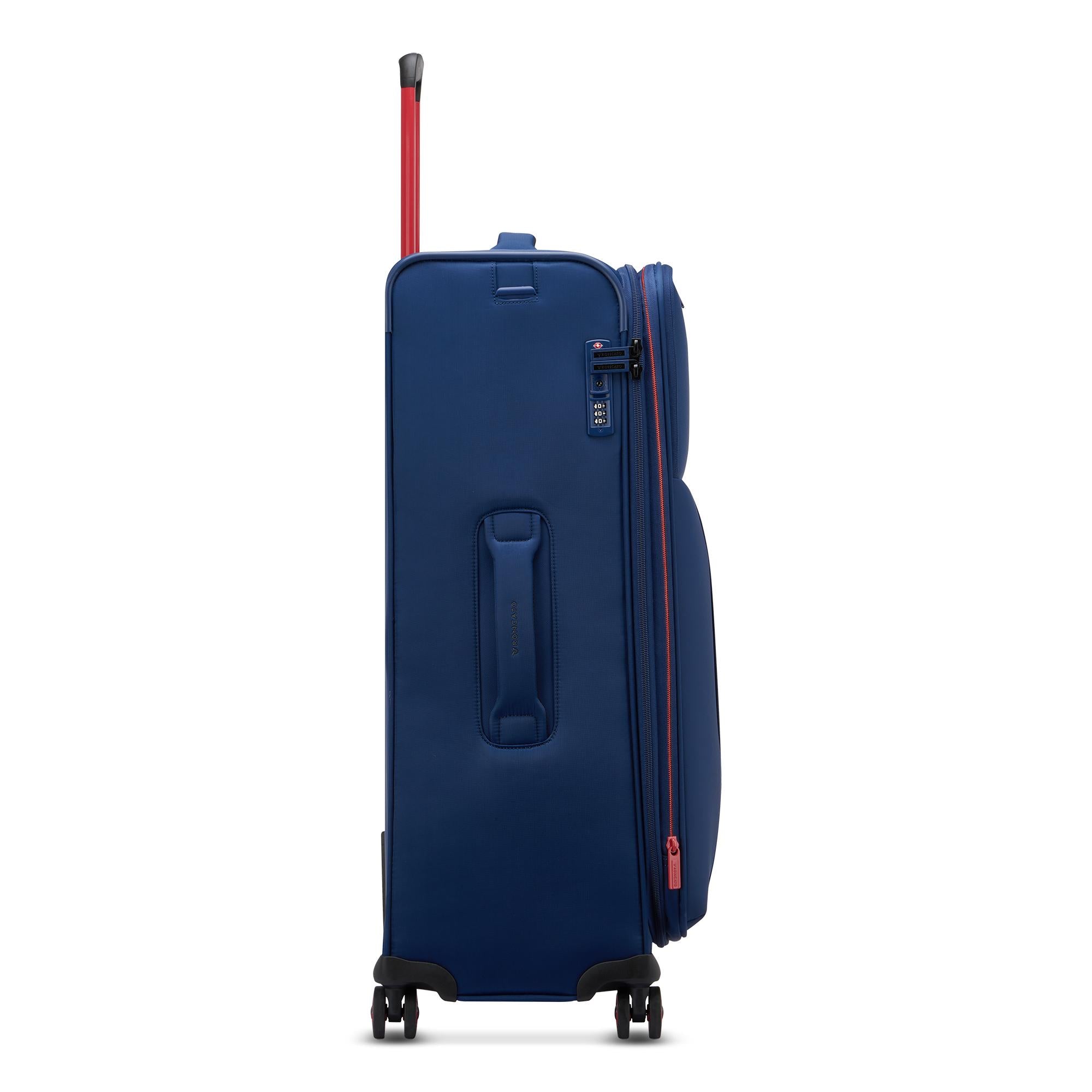 Trolley Grande Roncato 77cm - Valigia Spaziosa e Robusta BLU SCURO TU | Giò Fashion