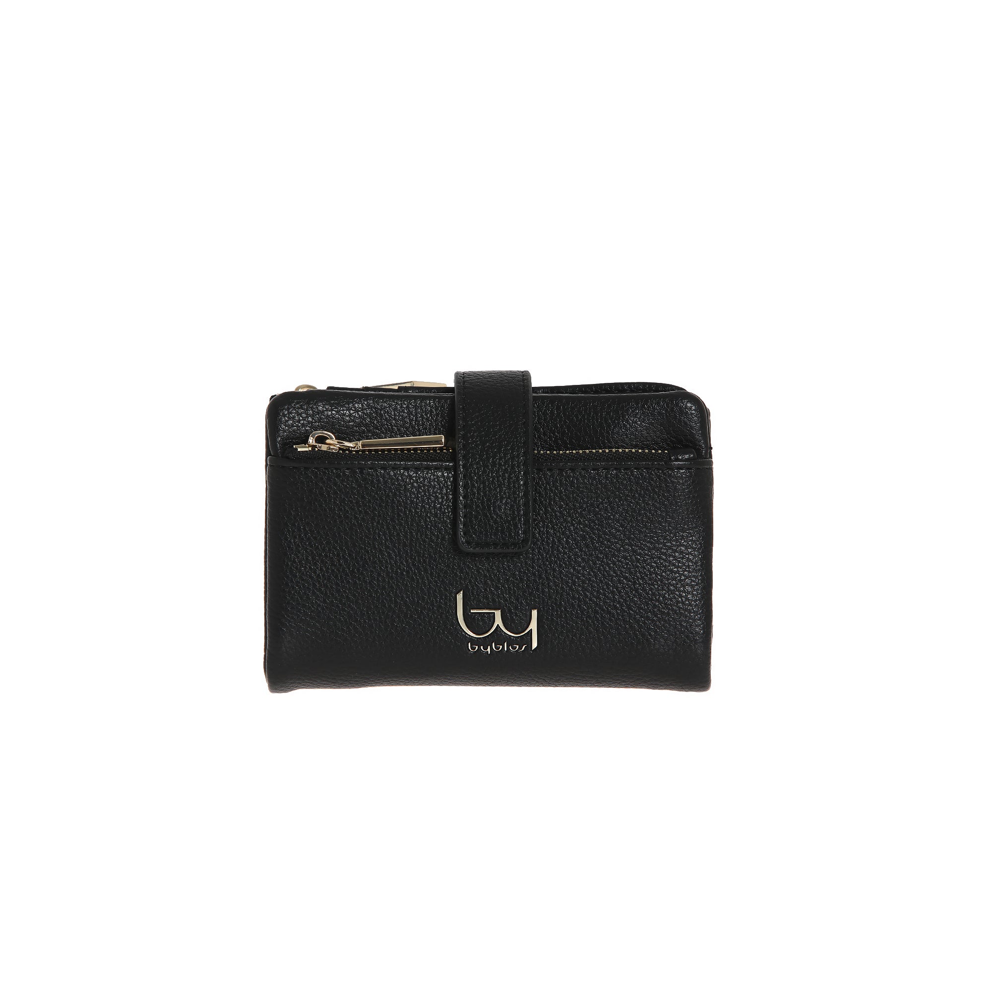 Portafoglio By Byblos elegante con chiusura a bottone NERO TU | Giò Fashion