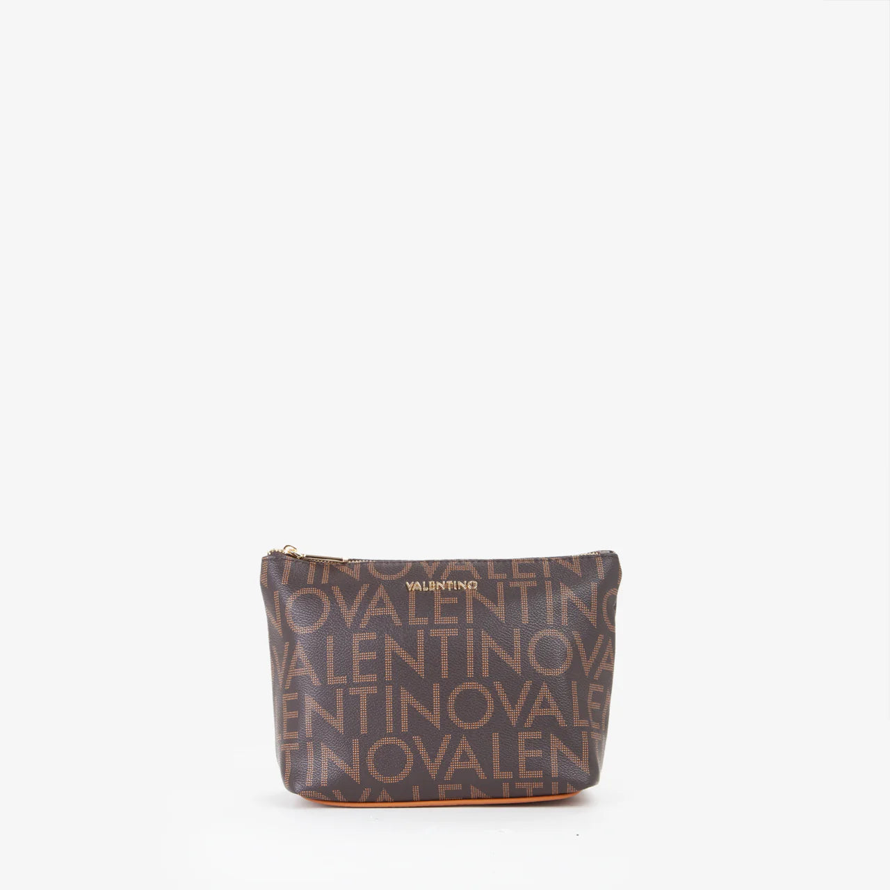 Valentino beauty case logo all over Marrone TU | Giò Fashion
