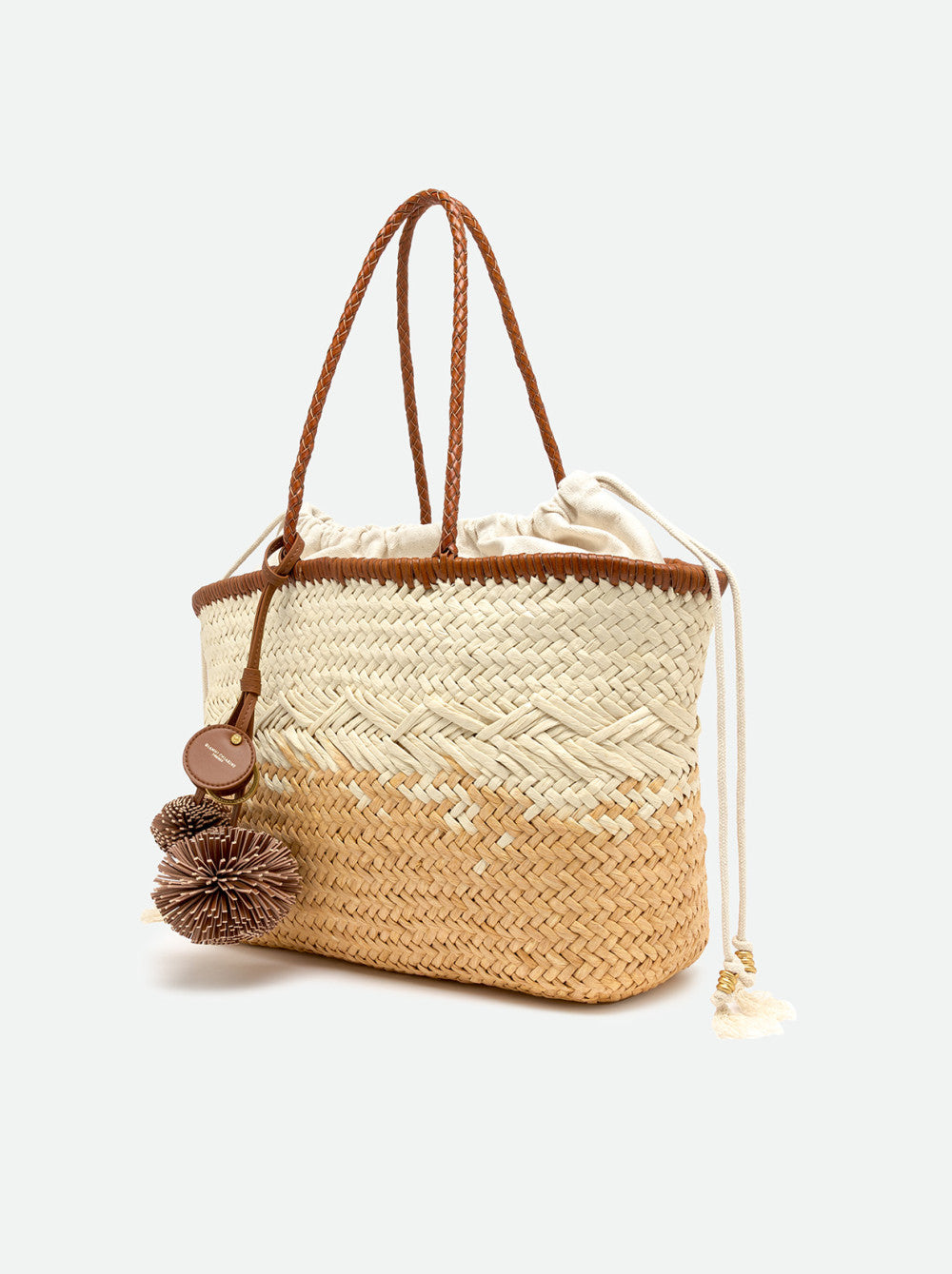 Borsa Basket Gianni Chiarini Paloma in paglia intrecciata
