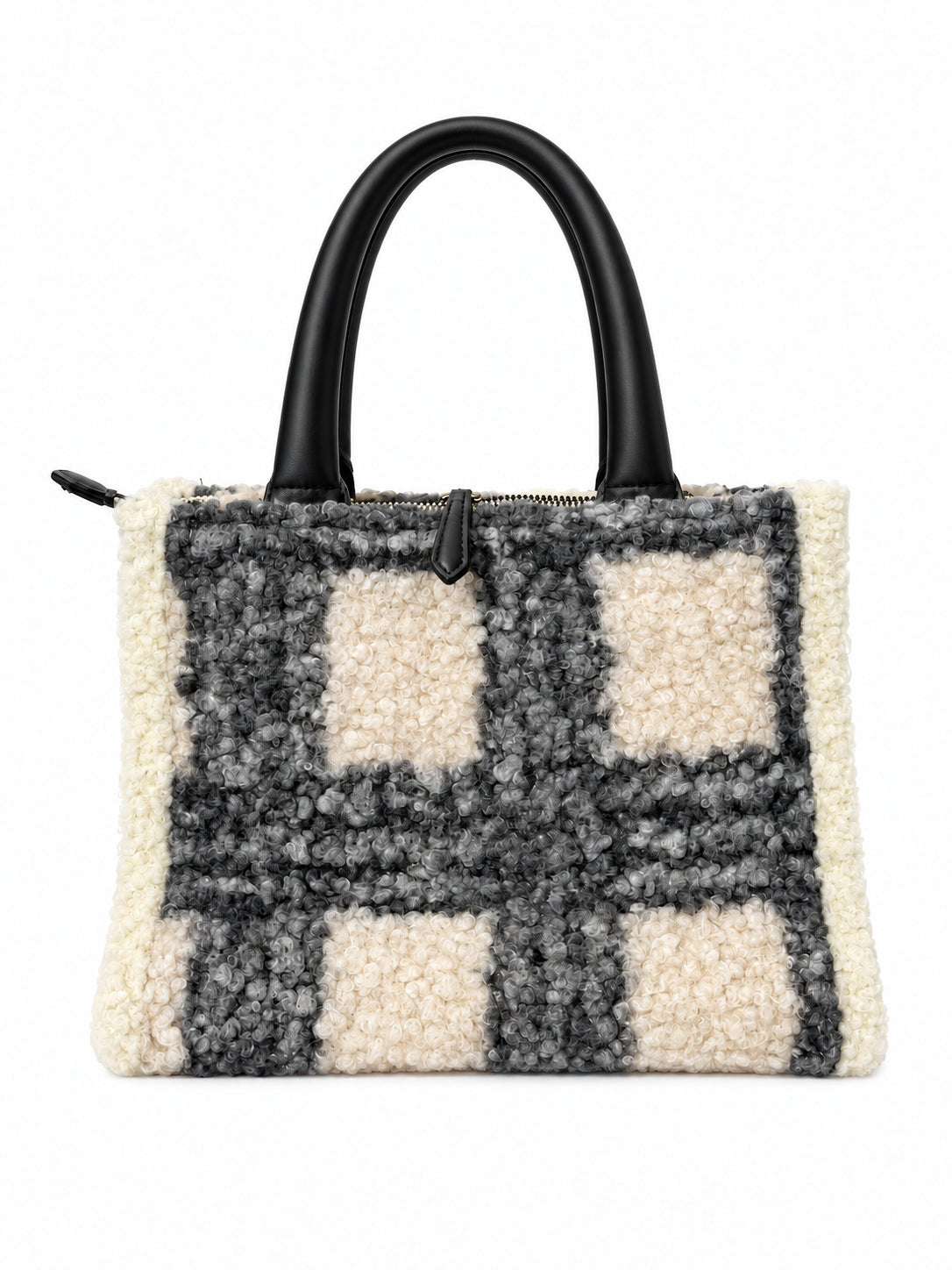 Borsa a Mano Kuvé Saint Moritz Snow Club Effetto Teddy