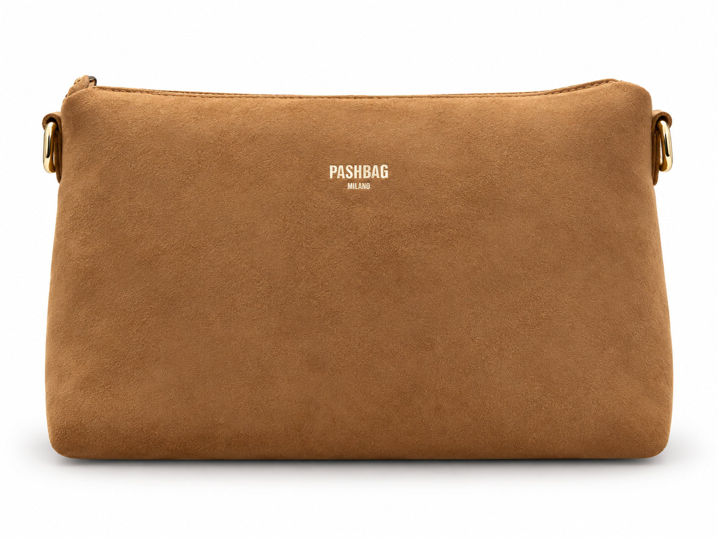 Borsa shopper a spalla con charm orsetto e pochette trasformabile in tracolla