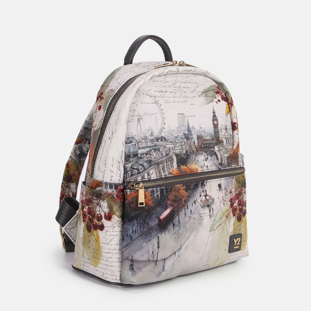 Ynot? Yes Bag Zaino Large Donna con Tasca Frontale
