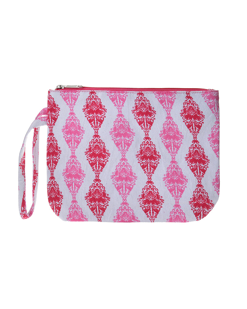 Ble Resort Collection Pochette Rosso in Canvas