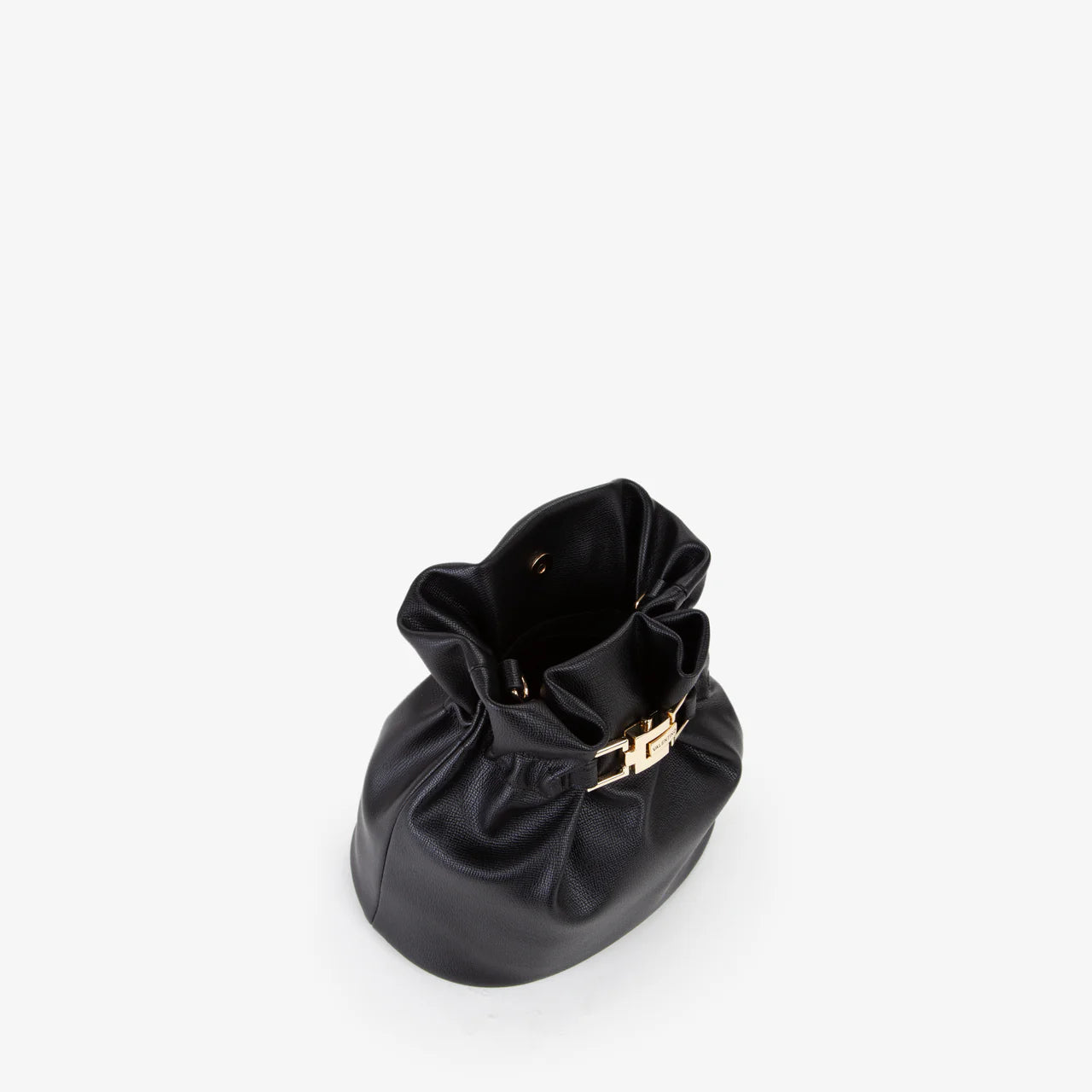 Valentino borsa secchiello donna con chiusura a coulisse Nero TU | Giò Fashion