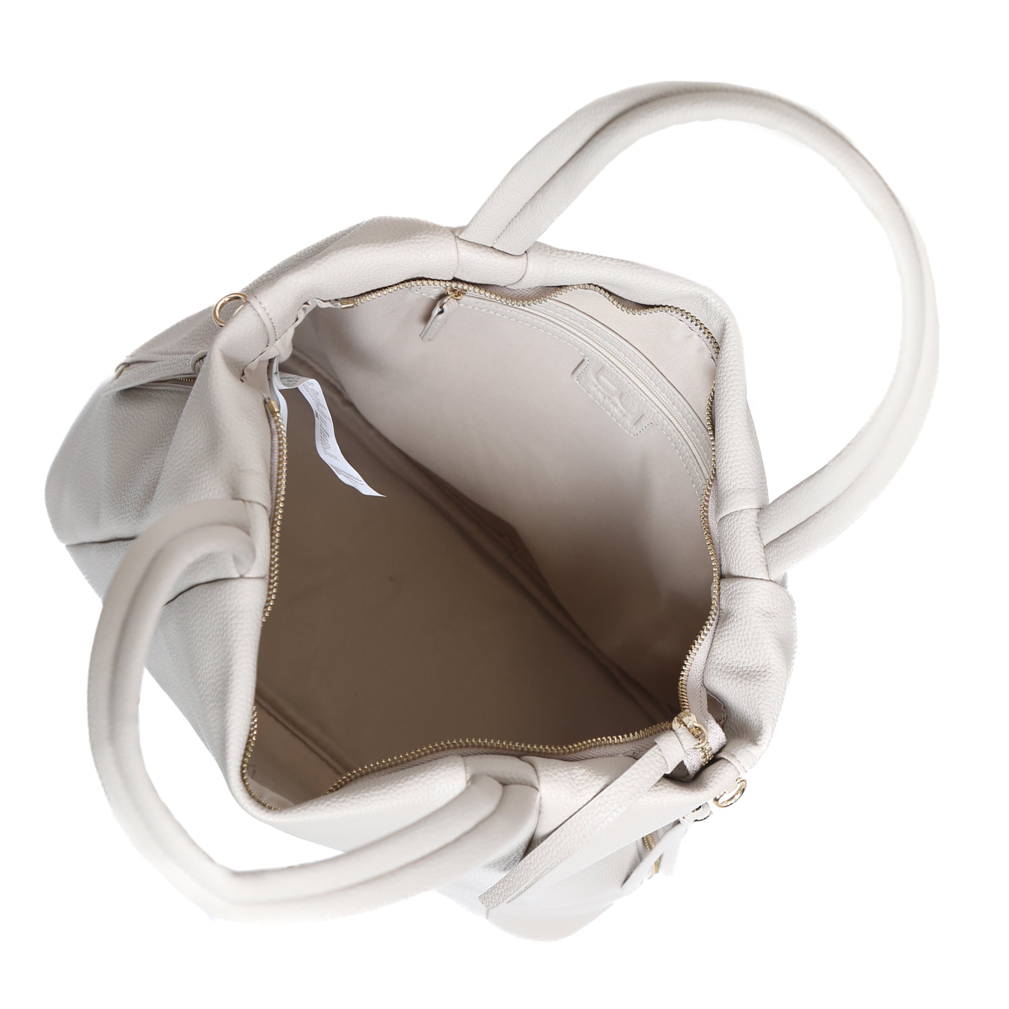 Borsa shopping By Byblos con manici doppi e logo frontale AZZURRO TU | Giò Fashion