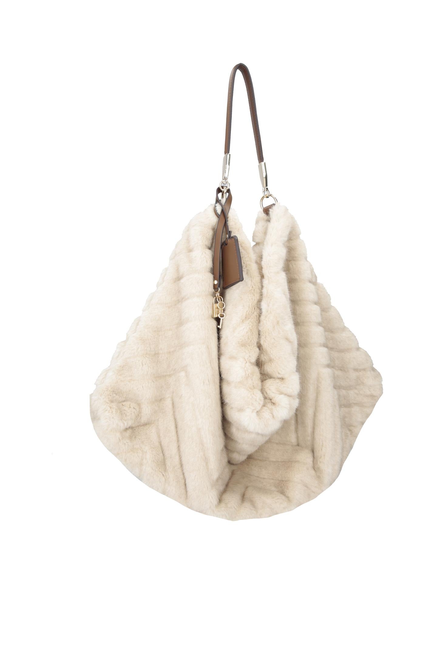 Liu Jo Borsa Morbida Donna in Pelliccia Sintetica