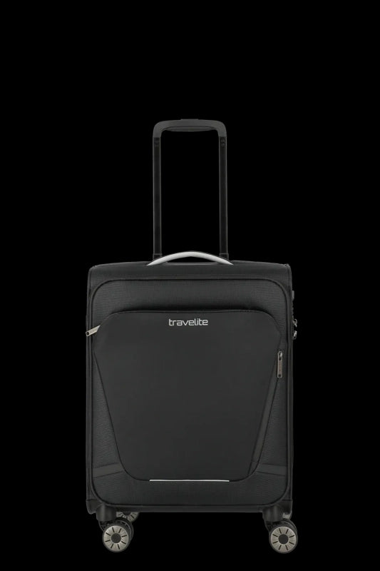 Trolley compatto Travelite da cabina con 4 ruote e tasca frontale