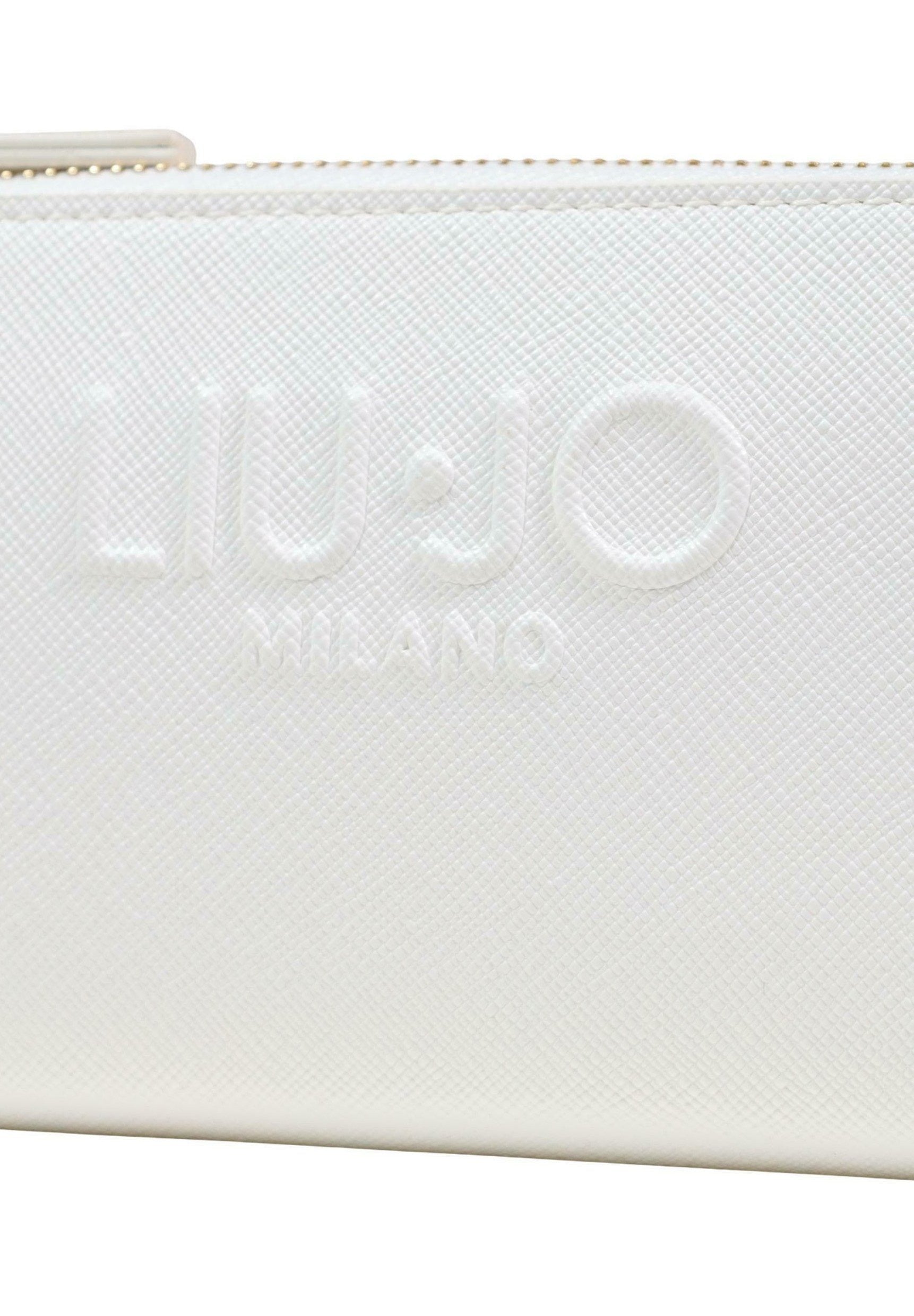 Portafoglio Liu Jo zip around grande effetto saffiano elegante donna