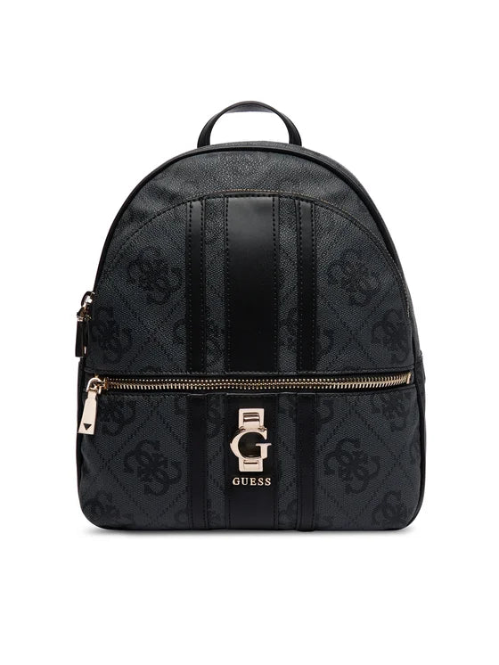 Zaino Guess da donna con logo e dettagli eleganti NERO LOGO TU | Giò Fashion