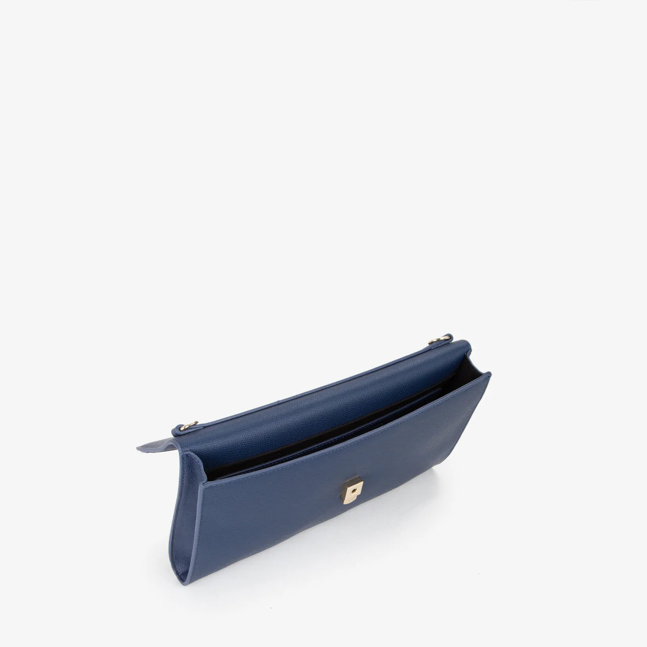 Valentino clutch donna elegante con chiusura a patta BLU SCURO TU | Giò Fashion