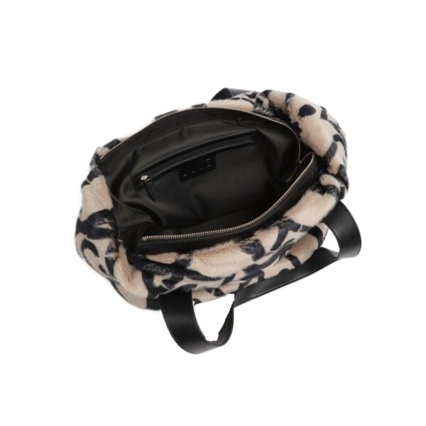 Borsa shopper Liu Jo in pelliccia effetto lavorato