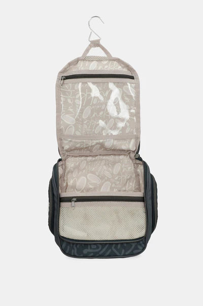 Beauty case da viaggio Anekke con manico superiore e tasche con zip BLU TU | Giò Fashion