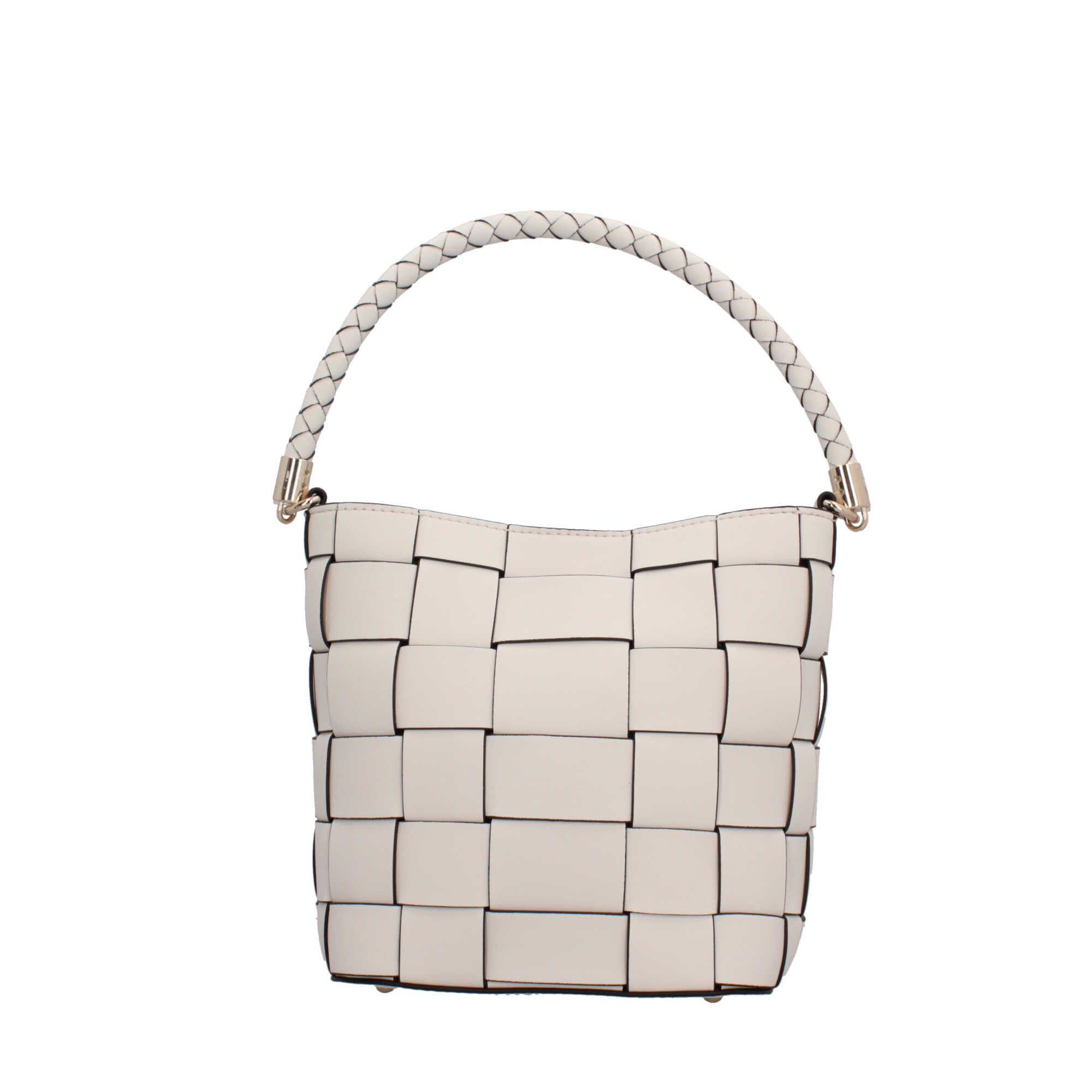 Borsa a tracolla intrecciata Guess Beige TU | Giò Fashion