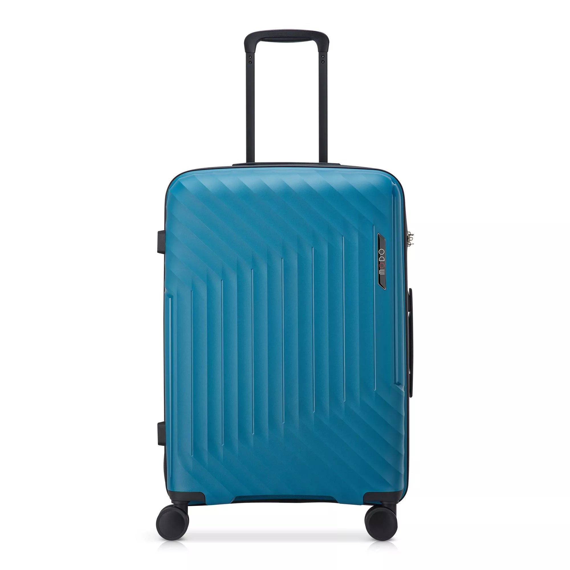 Modo by Roncato Trolley Medio Rigido 4 Ruote da Viaggio 64x44,5x25,5 PETROLIO TU | Giò Fashion