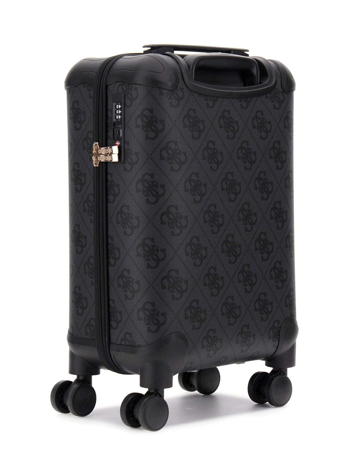 Trolley Cabina Guess Berta 18 pollici 8 ruote logo NERO LOGO TU | Giò Fashion