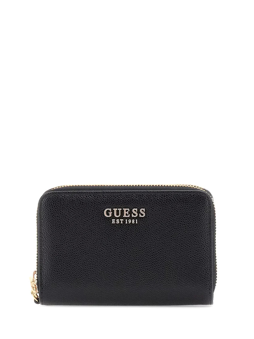 Guess portafoglio con logo frontale NERO TU | Giò Fashion