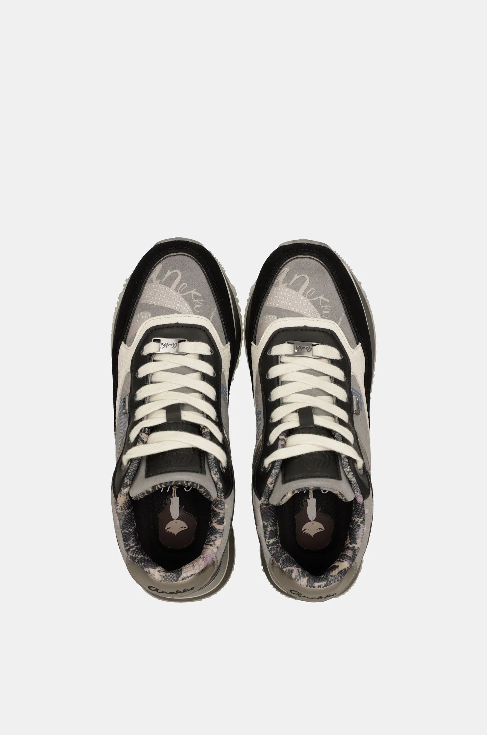 Sneakers Donna Anekke in Pelle con Dettagli Grafici