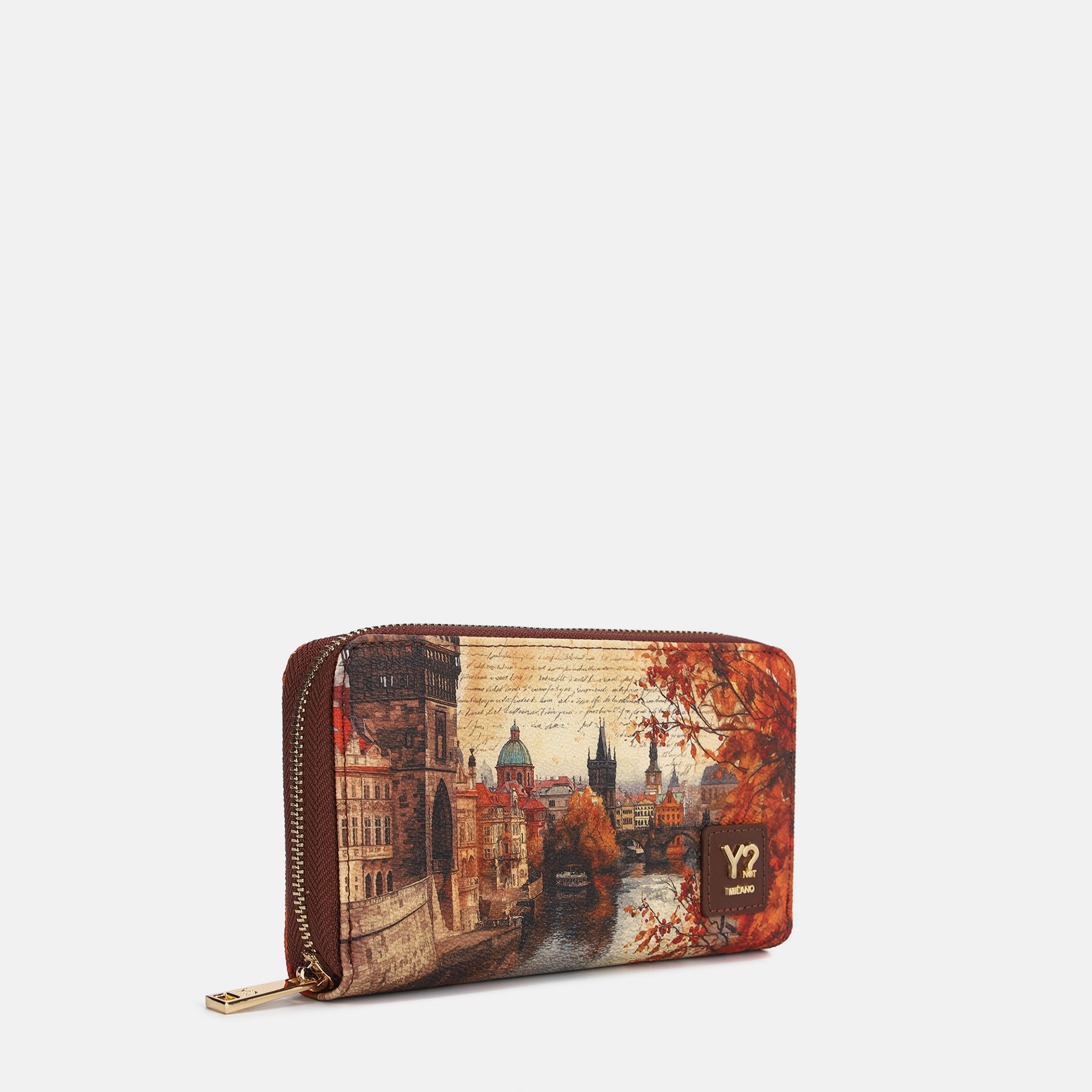 Ynot? Yes Bag Portafoglio Donna Grande in Ecopelle