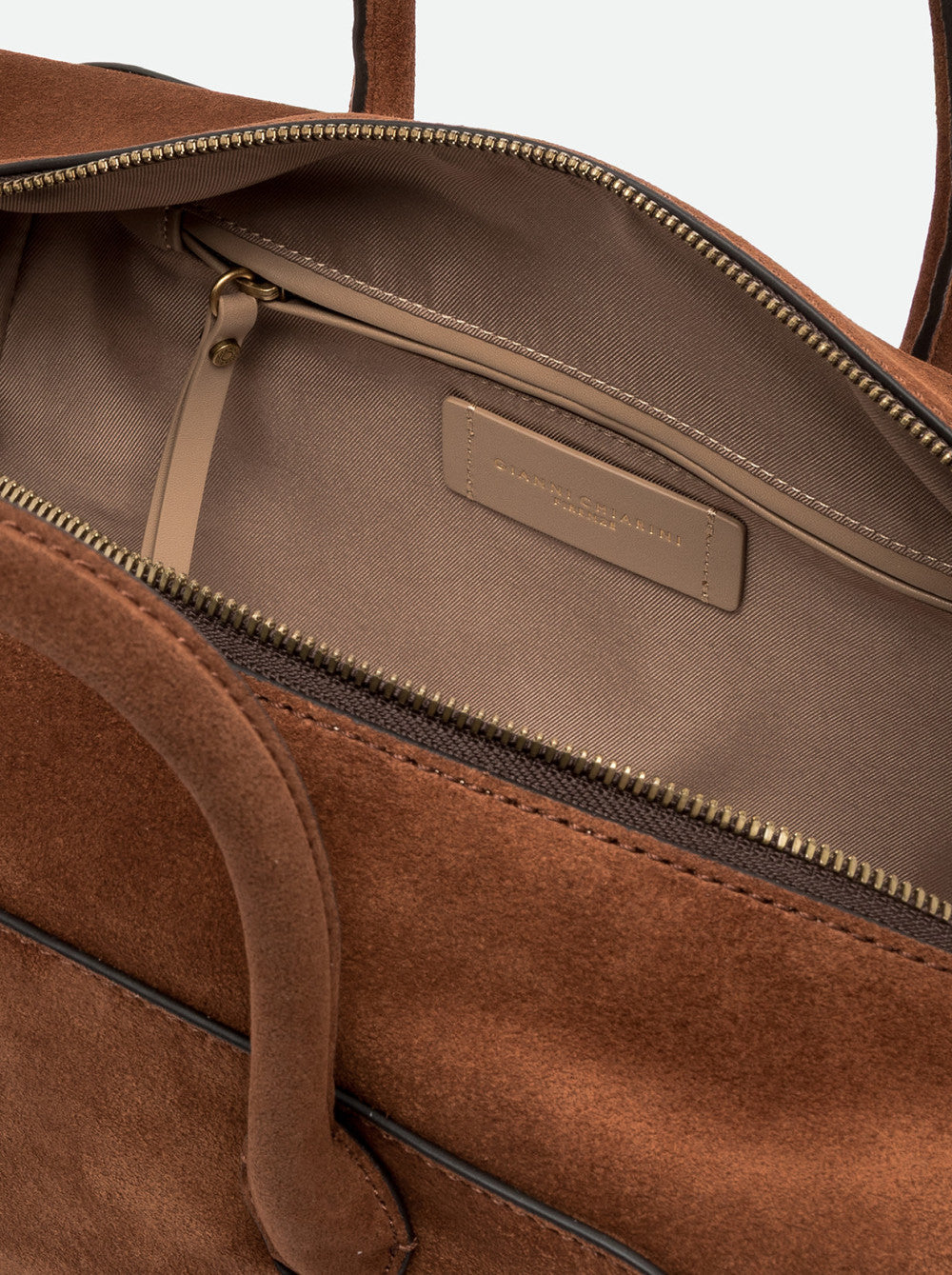 Gianni Chiarini Gemma Borsa Grande a Bauletto in Pelle Scamosciata