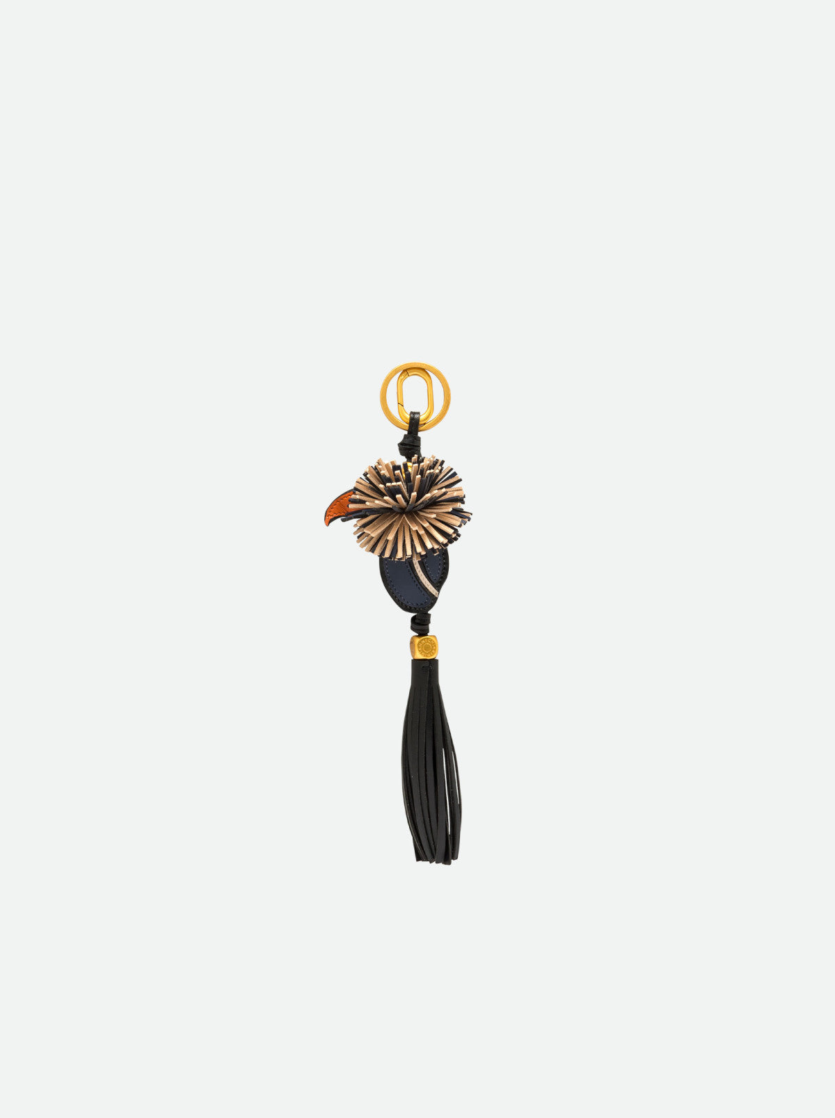 Charm Portachiavi Gianni Chiarini Tucano in Vera Pelle con Moschettone Logato