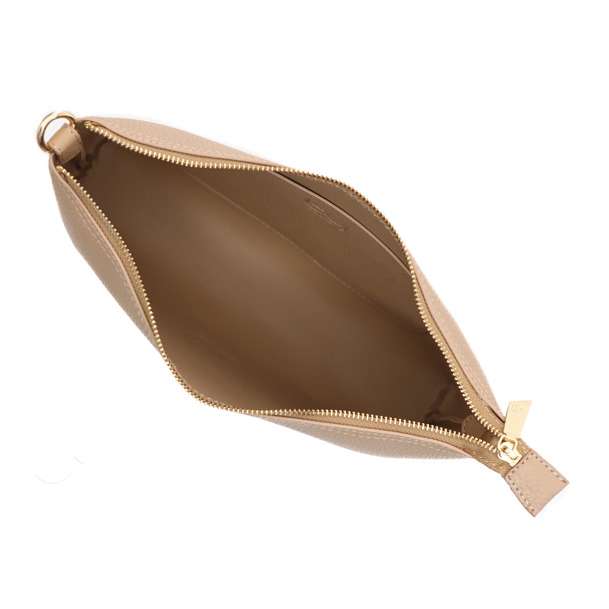 Borsa a tracolla con chiusura zip By Byblos Beige TU | Giò Fashion