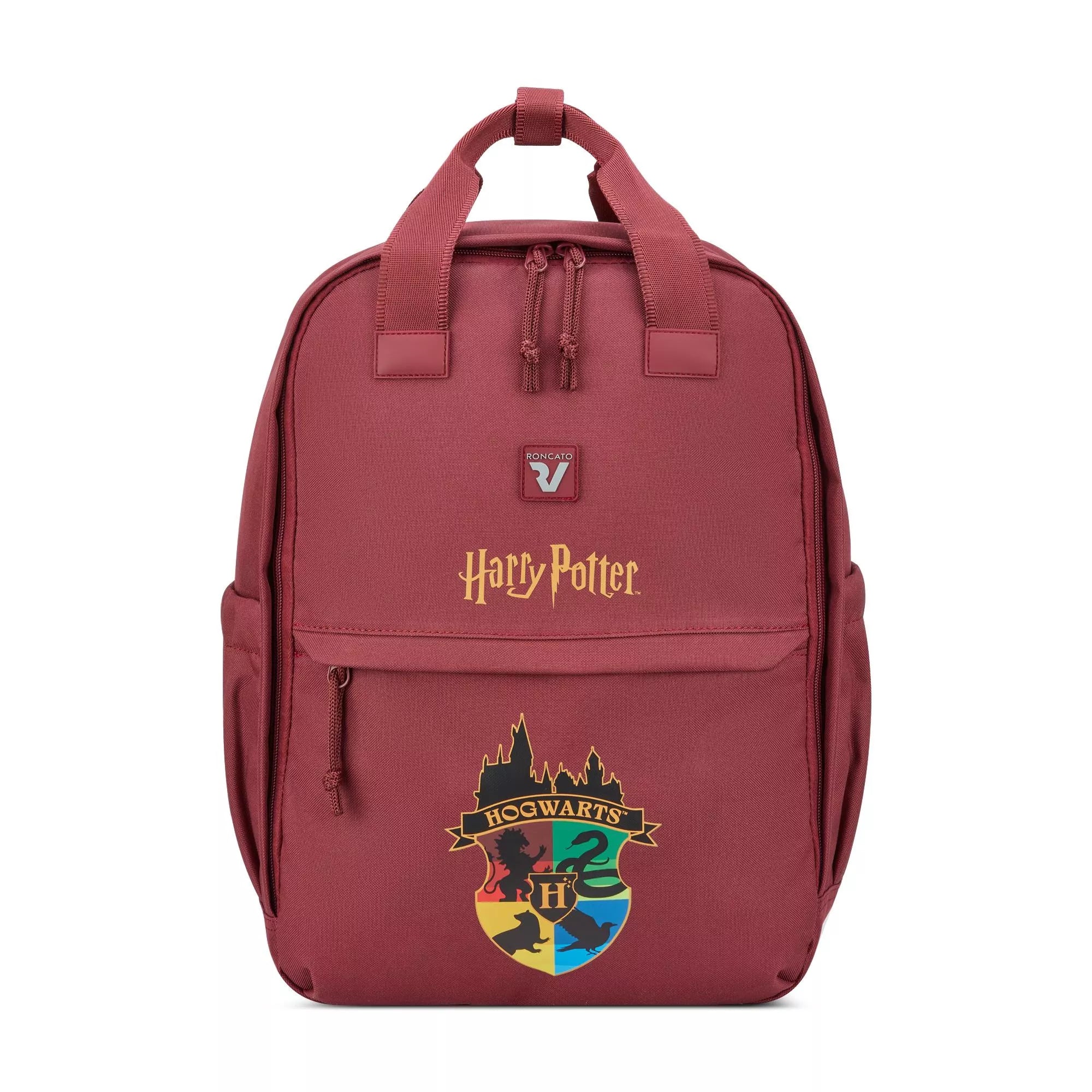 Roncato zaino Harry Potter Hogwarts con tasca frontale e spallacci regolabili Rosso TU | Giò Fashion