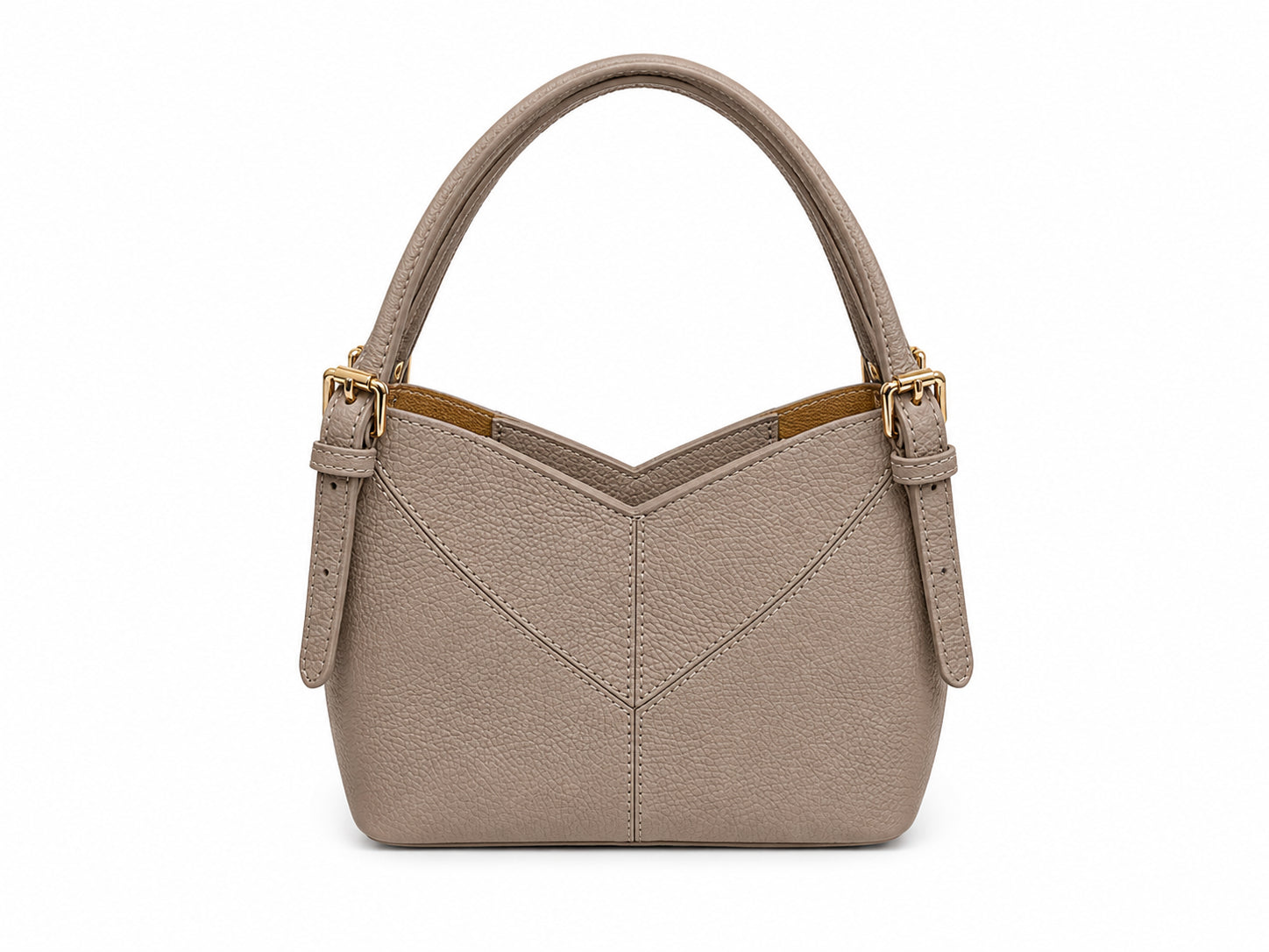 Borsa a Mano Vera Pelle Donna dal Design Geometrico