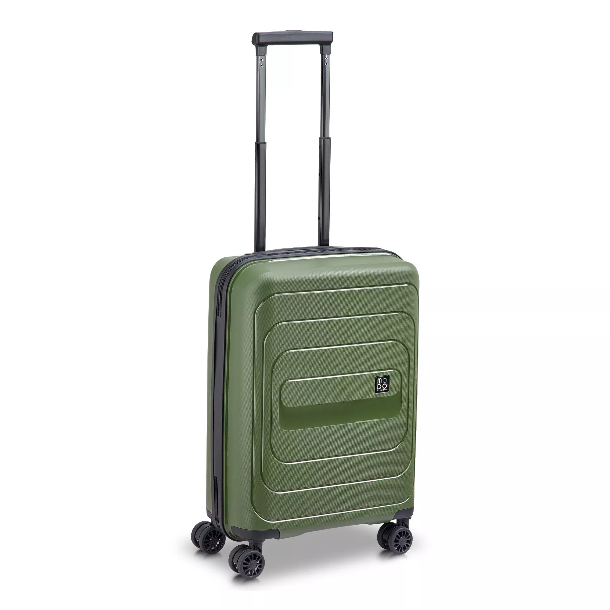 Modo by Roncato Trolley Bagaglio a Mano 4 Ruote Rigido 55x40x20 VERDE TU | Giò Fashion