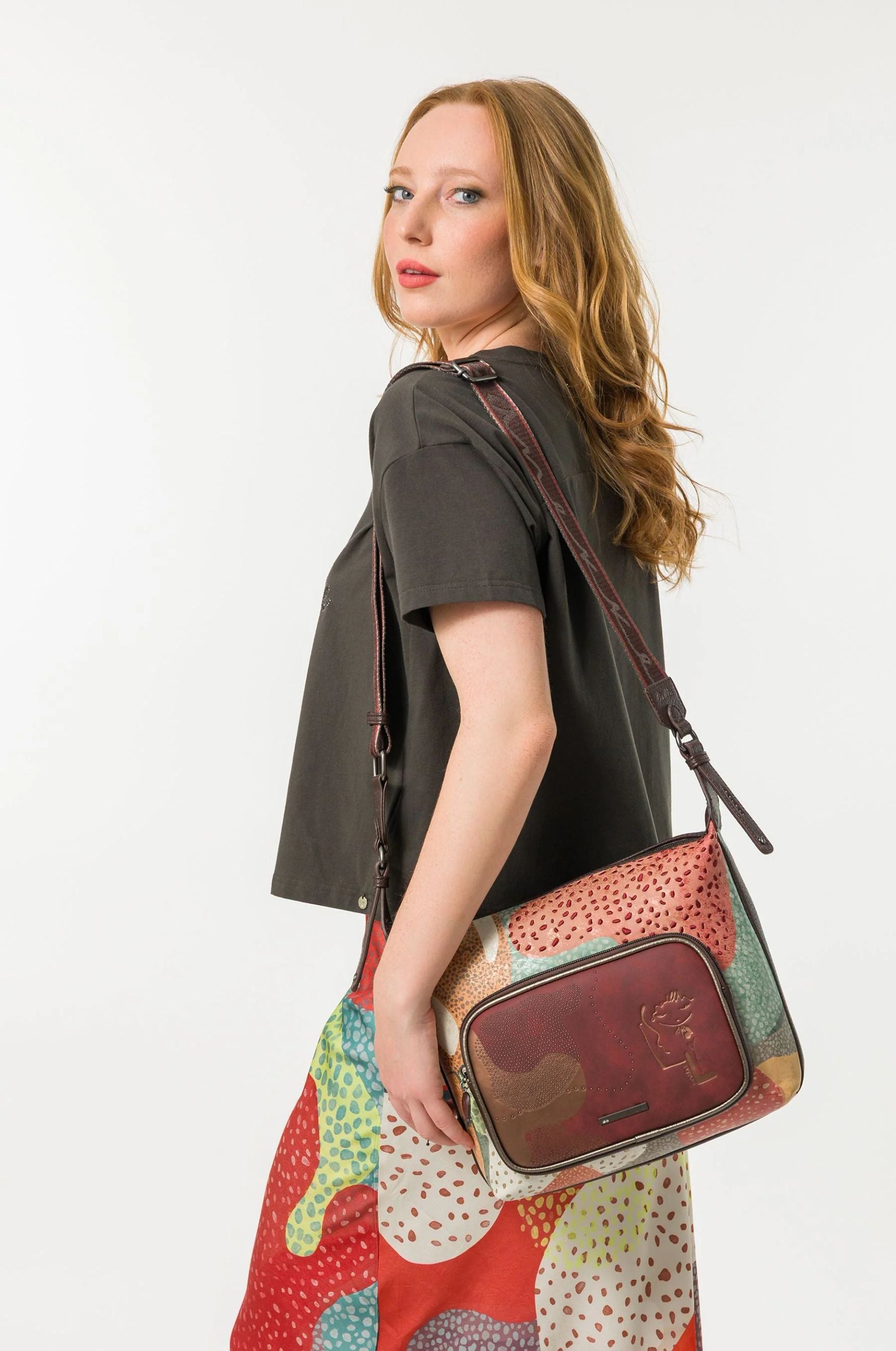 Borsa a Tracolla Grande Donna Anekke con Tasche
