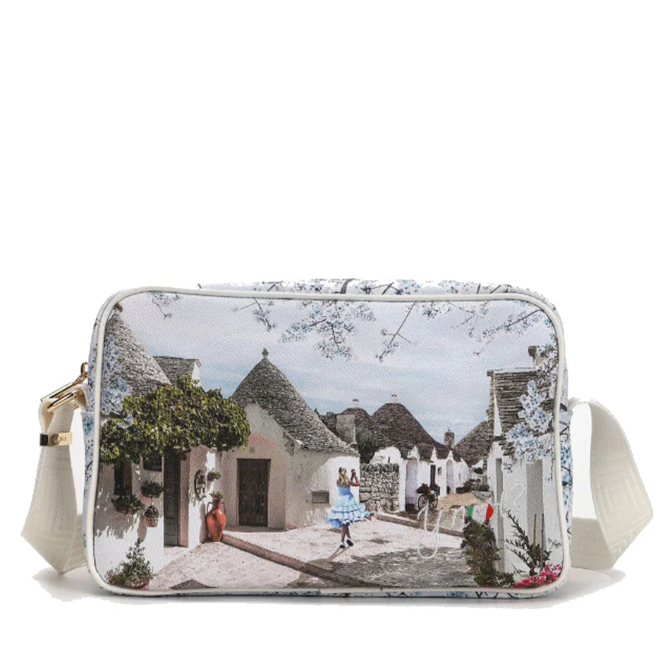 Borsa a tracolla YNot con stampa artistica